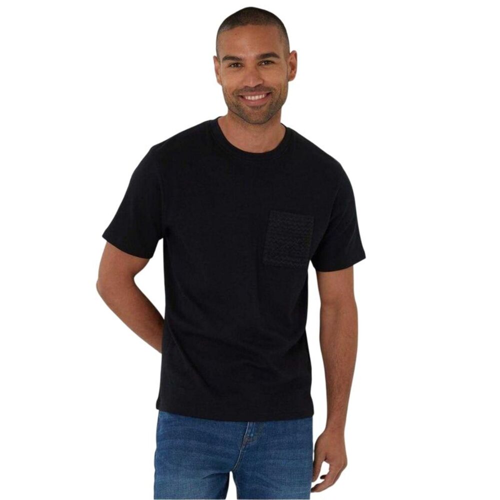 Threadbare Mens Havana T-Shirt / Black